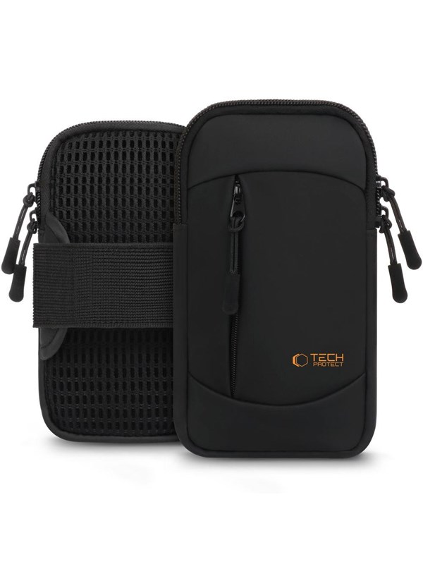 Tech-Protect  M6 Universal Sport Shoulder Strap - Black/Orange