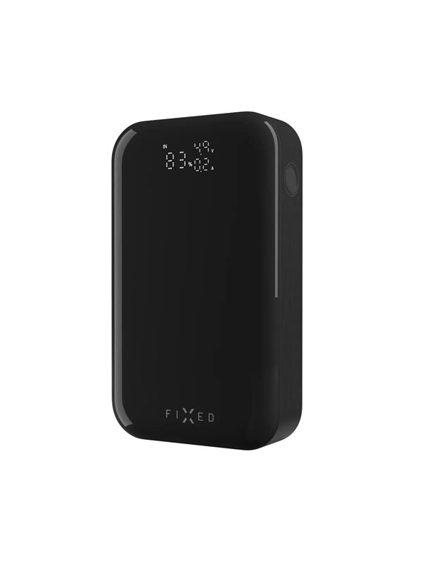 FIXED Zen 10 PRO USB-C 30W Power Bank 10.000 mAh Black PowerBank - Svart - 10000 mAh