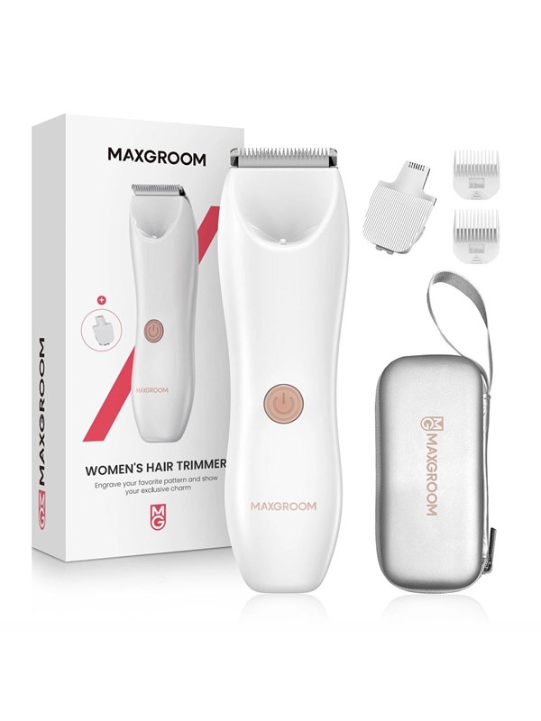 MAXGROOM Bikinitrimmer RFCD-9082 2-in-1 Women's Body and Face Trimmer - White