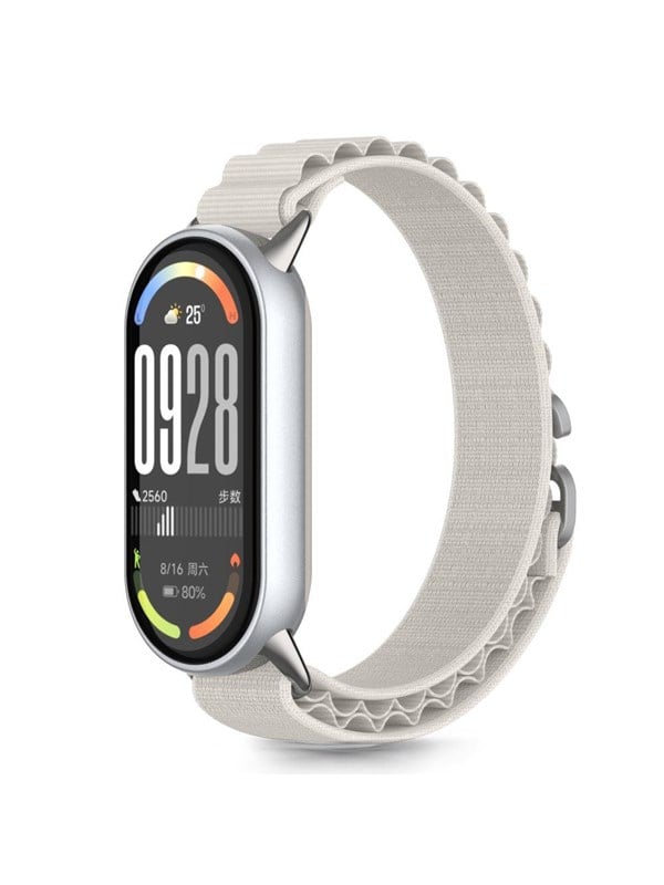 Tech-Protect Nylon Pro Strap for Xiaomi Smart Band 8 / 9 / 10 / NFC - Beige