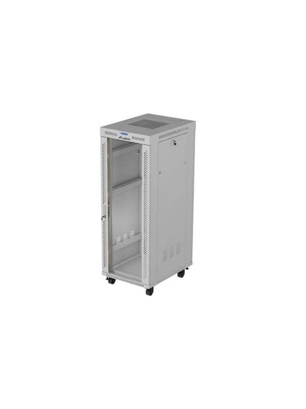 FF01 series V2 - rack - 600 x 800 flat pack with glass door LCD - 32U