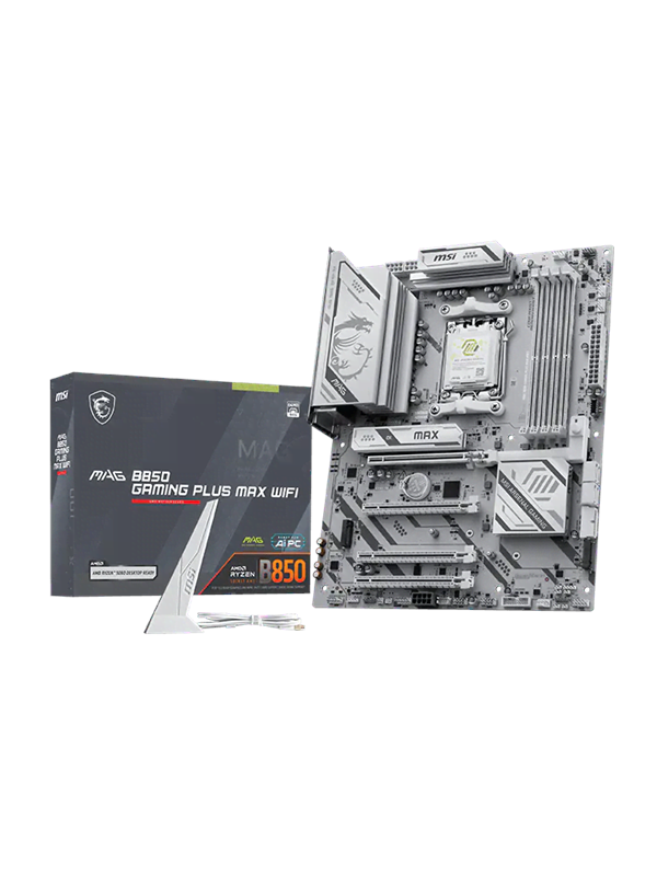 MSI MAG B850 GAMING PLUS MAX WIFI Moderkort - AMD B850 - AMD AM5 - DDR5 RAM - ATX