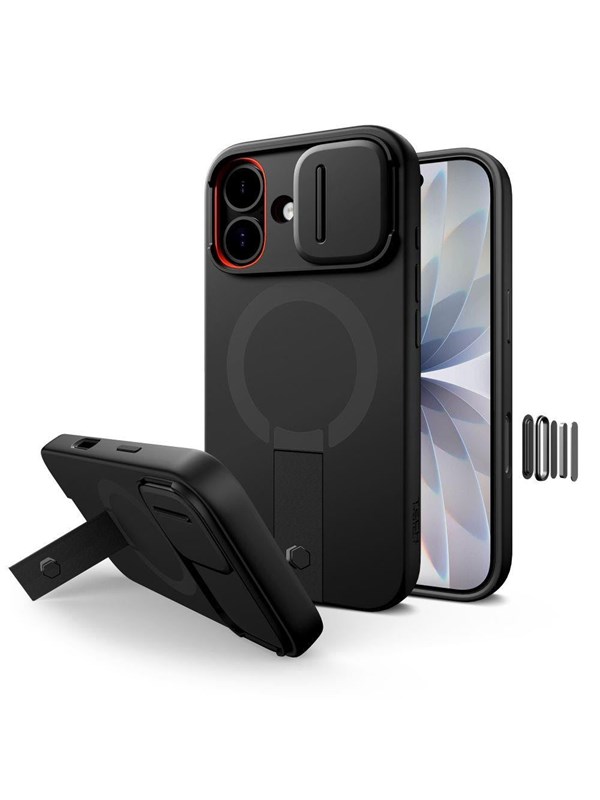 Produktfoto för Tech-Protect iPhone 17 Mobilskal Magsafe Kevlar Aura - Svart