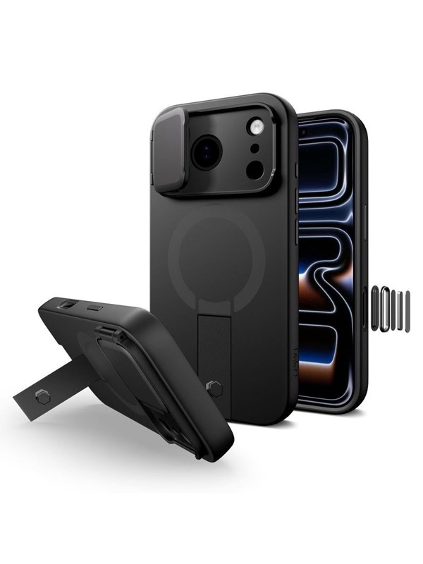 Tech-Protect  Kevlar Aura MagSafe Case for iPhone 17 Pro - Black