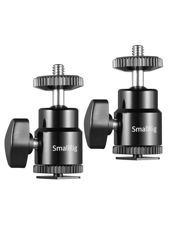 SmallRig 2059 CAMERA COLD SHOE -BALLHEAD-1/4"SC 2P