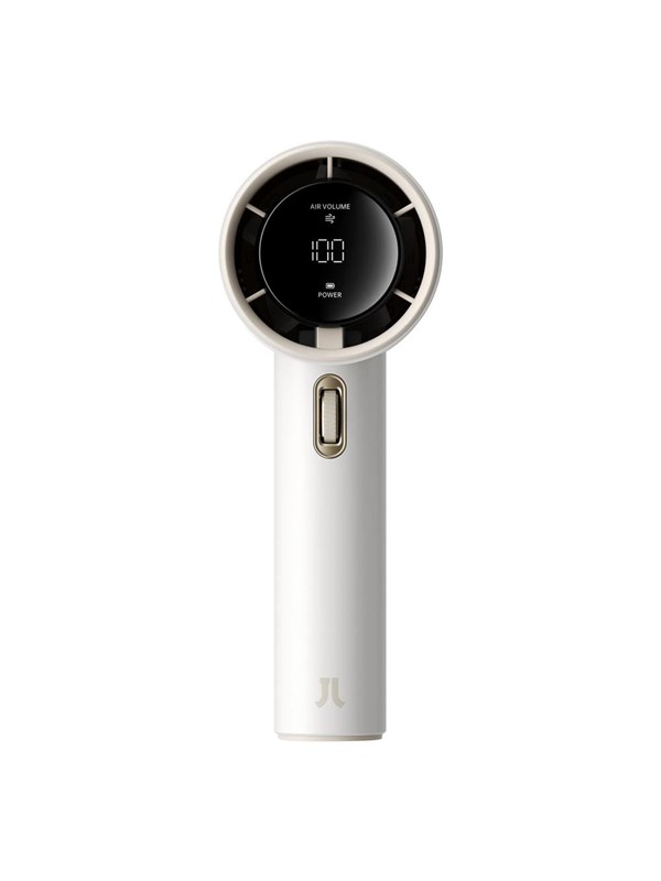 Jisulife Handheld Fan Pro1 3600mAh FA53 (ABS) Mini Blower Portable USB Fan - White PowerBank - Vit - 3600 mAh