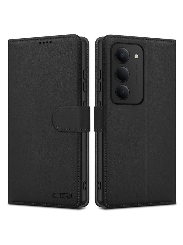 Tech-Protect  Wallet Case for Xiaomi Redmi 15 4G / 5G - Black