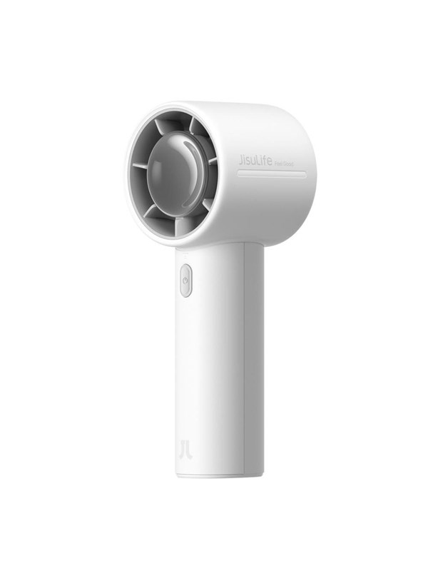 Jisulife Handheld Fan 10 4000mAh Portable USB Fan - Gray PowerBank - Grey - 4000 mAh