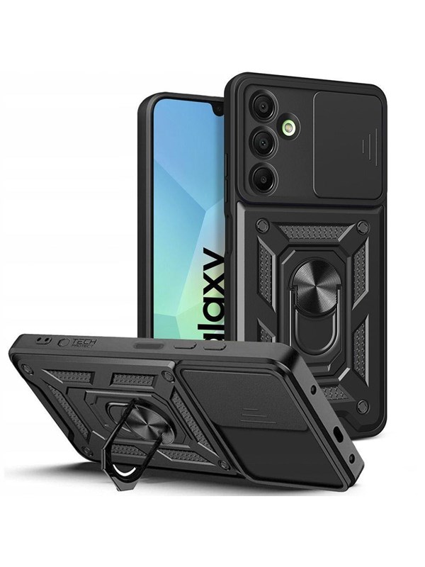 Produktfoto för Tech-Protect Galaxy A17 4G/5G Mobilskal Camshield Pro - Svart