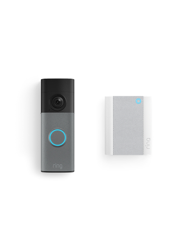 Ring Battery Video Doorbell - Retinal 2K & Chime (3rd Gen) - Speckled Grey - Köp för SEK 1.099 - Spara 31%