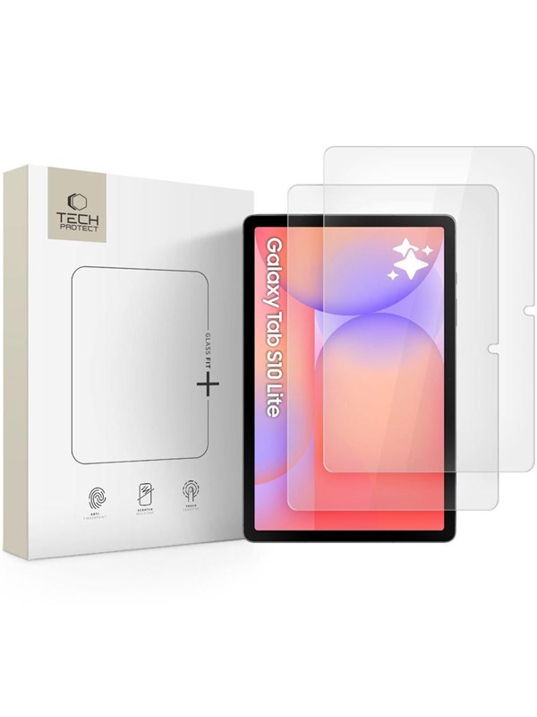 Tech-Protect Glass Fit+ 2-pack Tempered Glass for Samsung Galaxy Tab S10 Lite 10.9 X400 / X406B - Clear