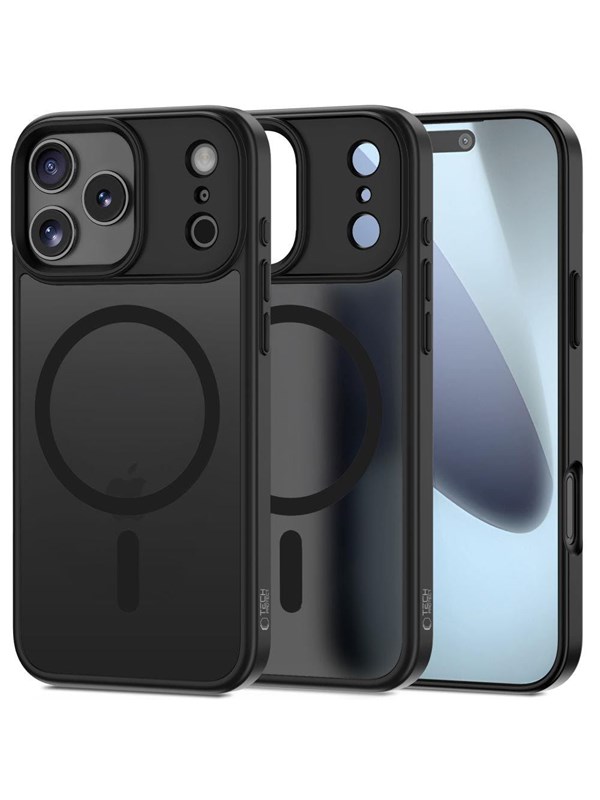 Produktfoto för Tech-Protect iPhone 17 Pro MagSafe Mobilskal Matt - Svart