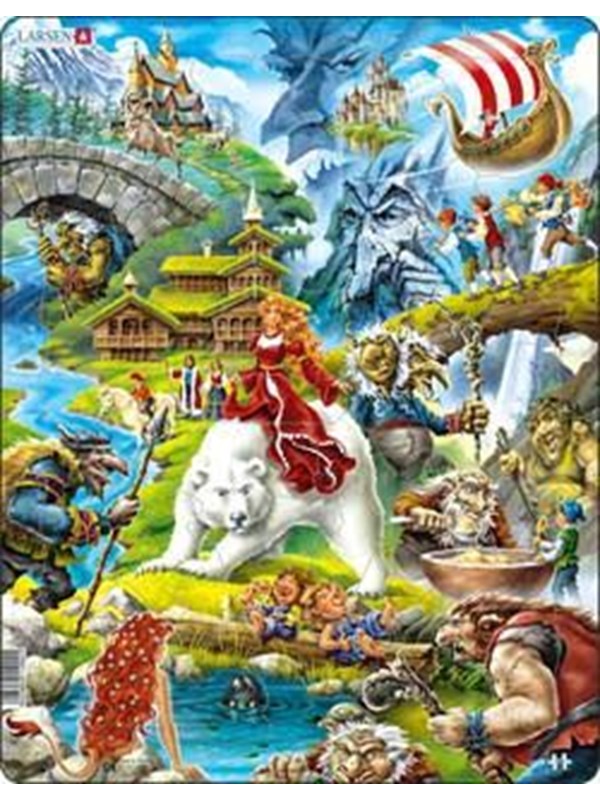 Larsen Puzzles Puzzle Folktale - 30 pieces Maxi (36.5x28.5 cm) 2D Pussel