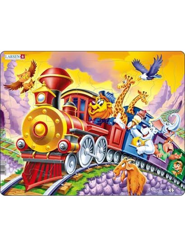 Larsen Puzzles Puzzle Circus Train - 30 pieces Maxi (36.5x28.5 cm) 2D Pussel