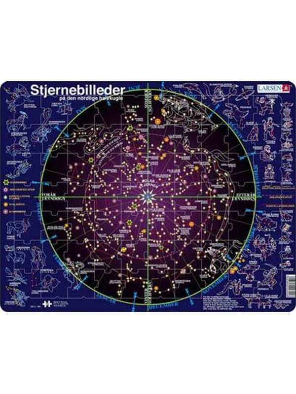 Larsen Puzzles Puzzle Constellations - 70 pieces Maxi (36.5x28.5 cm) 2D Pussel