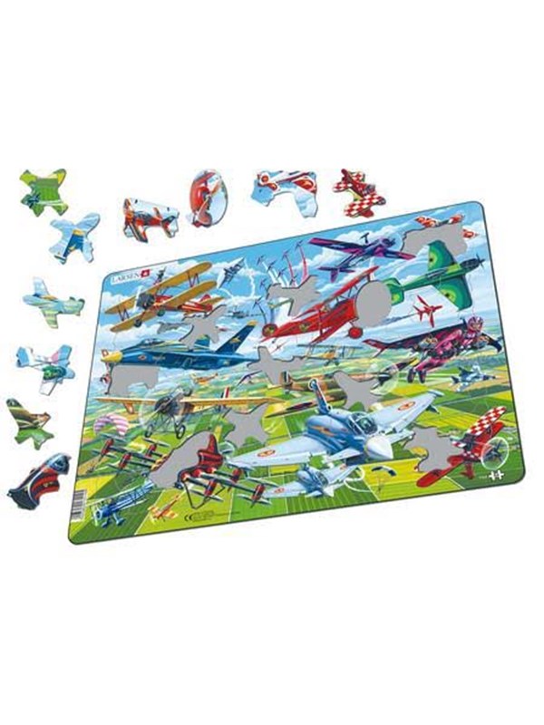 Larsen Puzzles Puzzle Aerobatics - 64 pieces Maxi (36.5x28.5cm) 2D Pussel