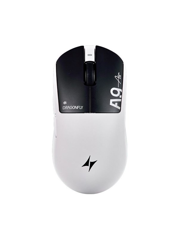 ATK Dragonfly A9 Air Lightweight Wireless Mouse - Shadow White - Gamingmus - Optic - 5 knappar - Vit