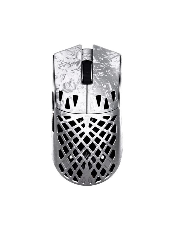 ATK Blazing Sky GHOST Ultimate Hollow Carbon Fiber Wireless Gaming Mouse - Gamingmus - Optic - 5 knappar - Silver