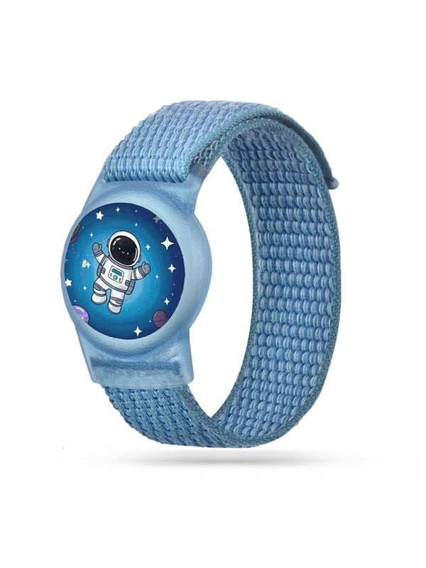 Tech-Protect Nylon Strap for Apple AirTag 1/2 - Blue