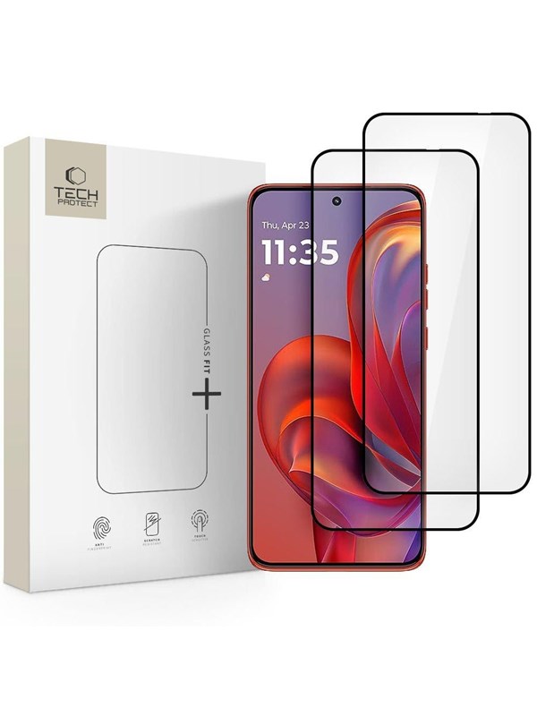 Produktfoto för [2-Pack] Tech-Protect Motorola Edge 50 Neo Härdat Glas Skärmskydd Fit Plus
