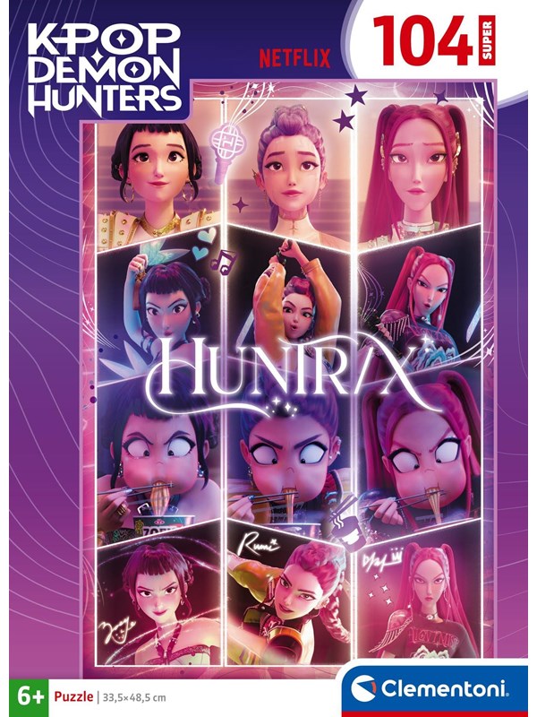 Clementoni K-Pop Demon Hunters Super 104 brikker