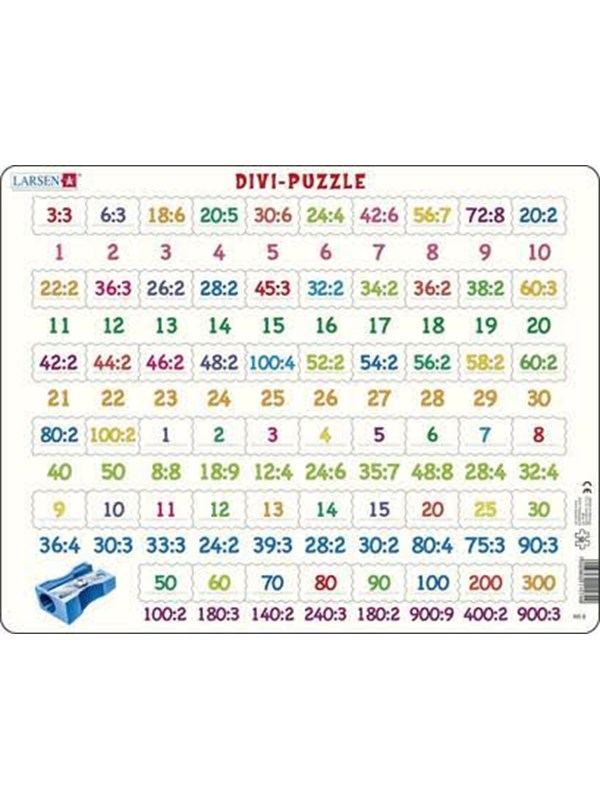 Larsen Puzzles Jigsaw Puzzle Divi-Puzzle - 58 pieces Maxi (36.5x28.5 cm) 2D Pussel