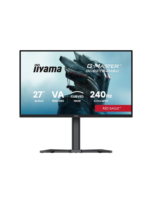 27" iiyama G-MASTER Red Eagle GCB2784HSU-B1 - LED monitor - curved - Full HD (1080p) - 27" - HDR