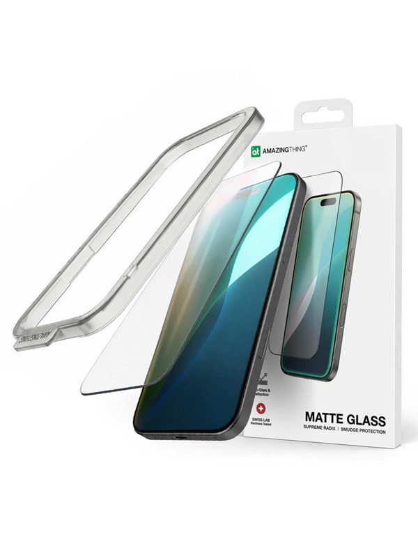 AmazingThing Titan Matte FusionFilter 7 Tempered Glass Screen Protector for iPhone 17 Air