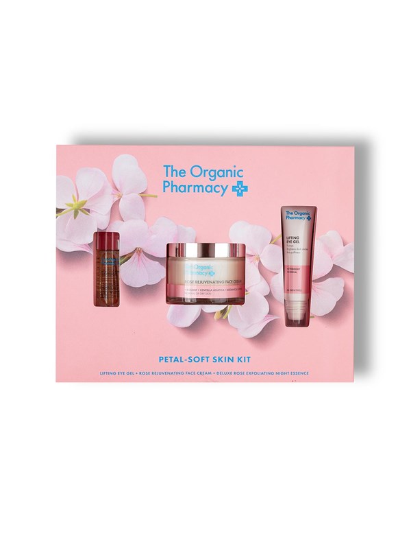 The Organic Pharmacy Petal Soft Skin Kit. 75ml.- Gaveæske