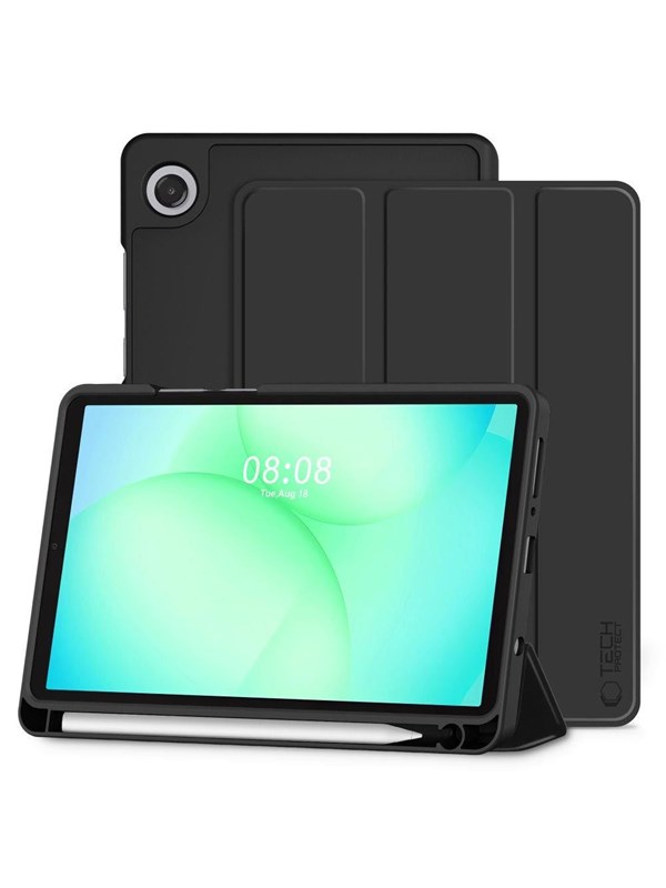 Tech-Protect SmartCase Pen Case for Samsung Galaxy Tab A9+ / A11+ Plus 11.0 X210 / X215 / X216 / X230 / X235 / X236 - Black
