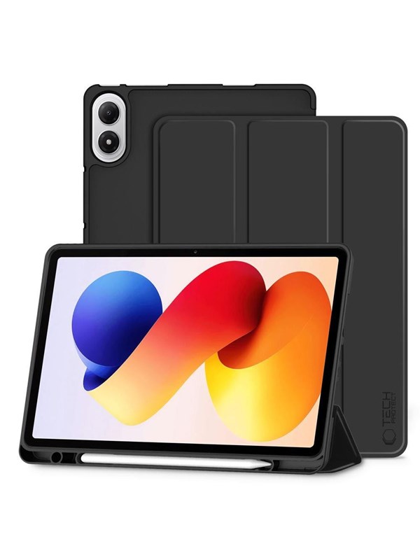 Tech-Protect SmartCase Pen Case for Xiaomi Poco Pad M1 / Redmi Pad 2 Pro 12.1 - Black