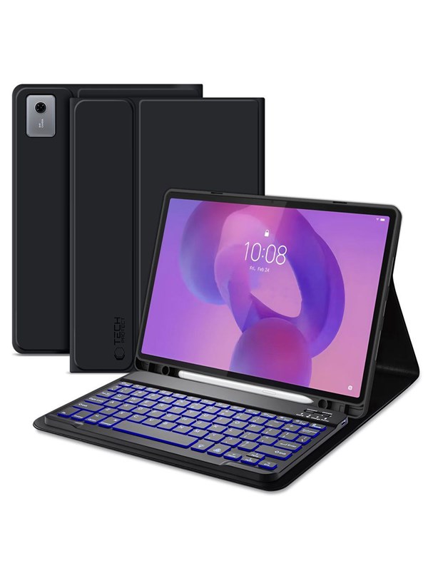 Tech-Protect SC Pen Case for Lenovo Idea Tab Plus 12.1 TB-361 - Black (US International)