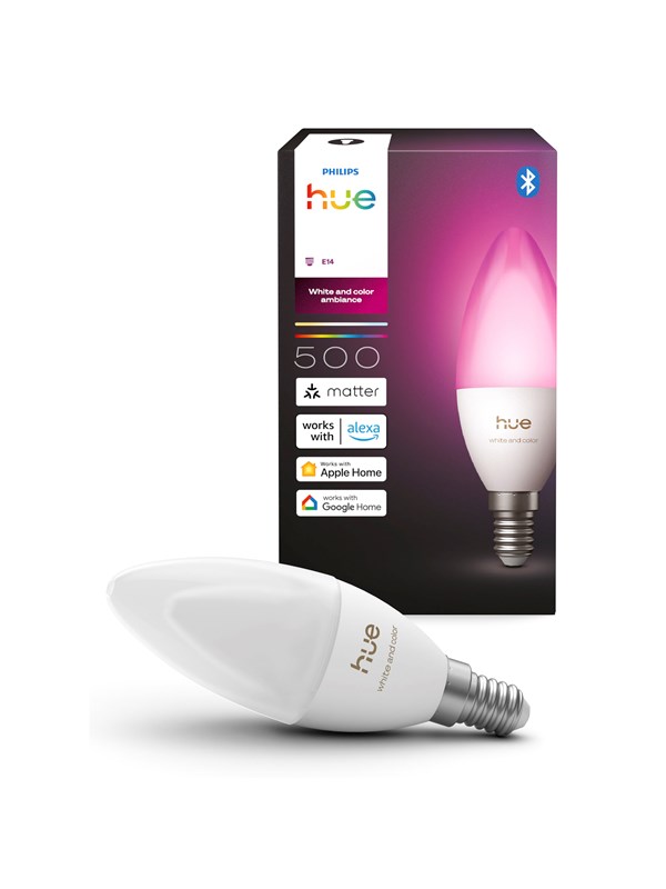 Philips Hue Kronljus - E14 ljuskälla - White and color ambiance - (1-pack)