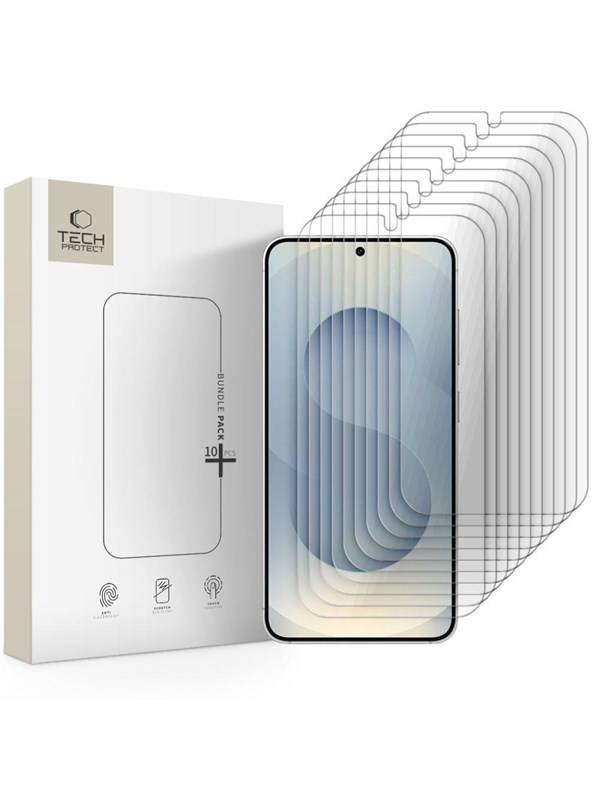 Tech-Protect Tempered Glass  Bundle 10-pack for Samsung Galaxy S24/S25
