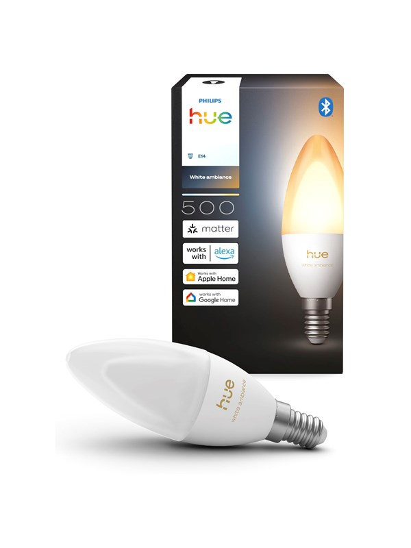 Philips Hue Kronljus - E14 ljuskälla - White ambiance - (1-pack)