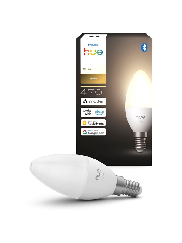 Philips Hue Kronljus - E14 ljuskälla - White - (1-pack)