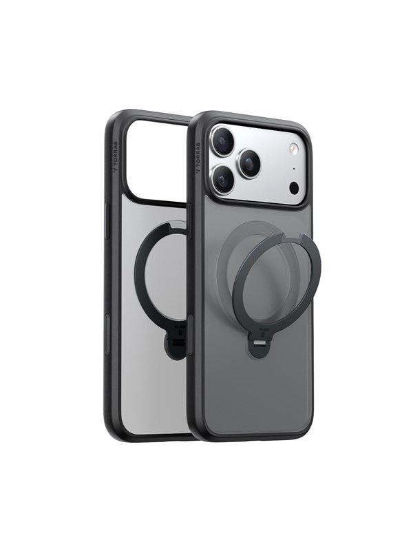 Torras Ostand Q3 Spin - black - iPhone 17 Pro Max