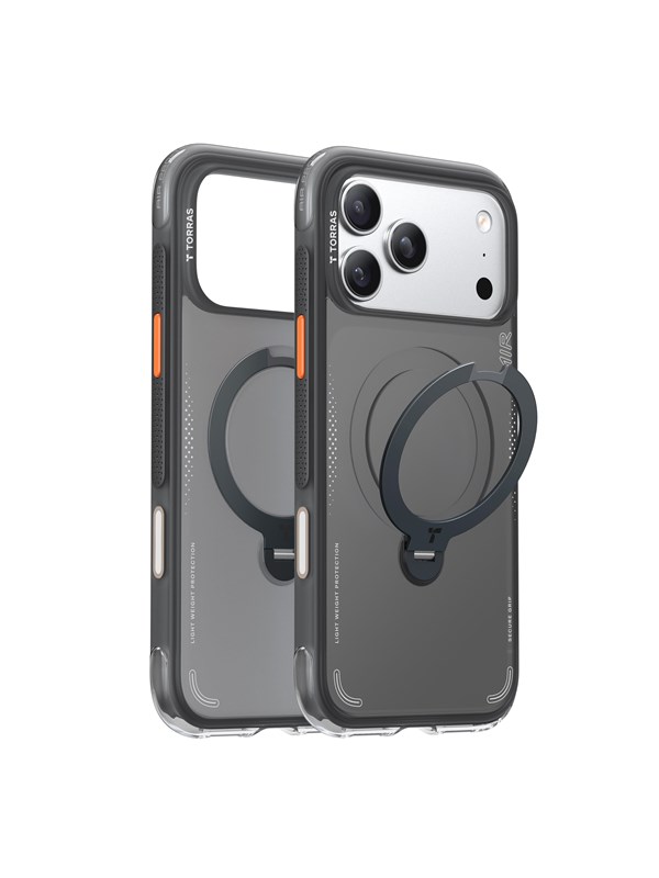 Torras Ostand Q3 Air - shadow black - iPhone 17 Pro