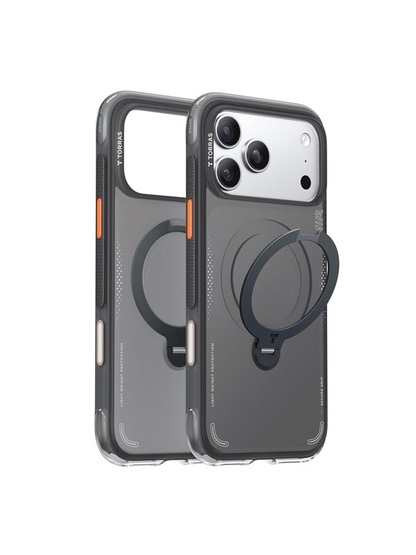 Torras Ostand Q3 Air - shadow black - iPhone 17 Pro Max