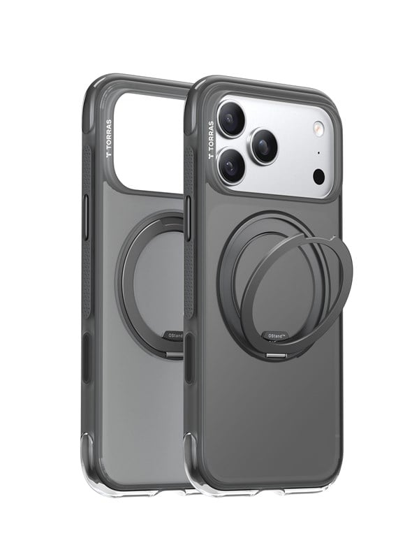 Torras Ostand O Air - obsidian black - iPhone 17 Pro Max