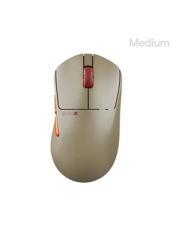 Pulsar X3 CrazyLight Medium Wireless (Desert) - Gamingmus - Optic - 5 knappar - Beige