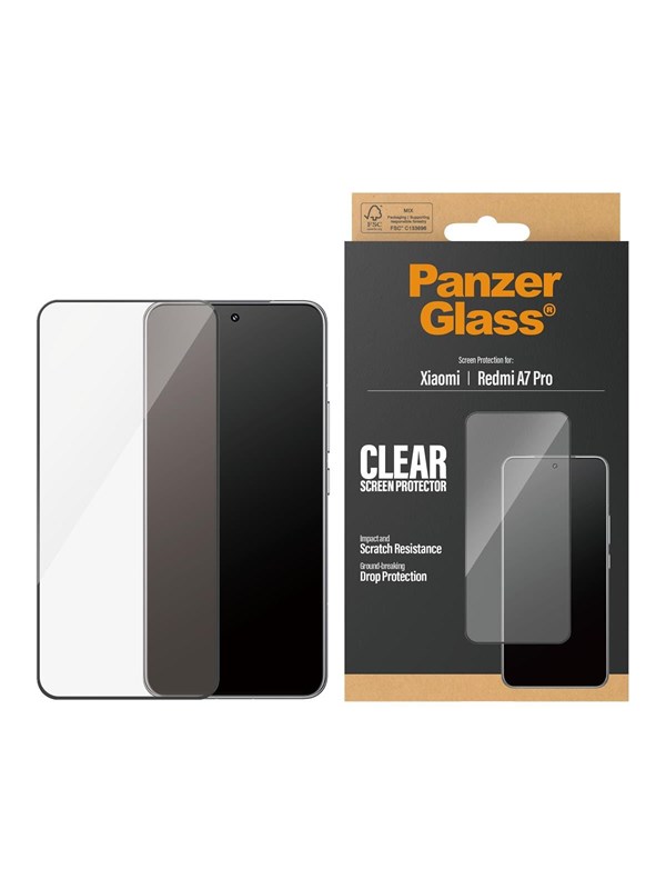 PanzerGlass Screen Protector Xiaomi Redmi A7 Pro 4G | A7 Pro 5G | Poco C81 | Ultra-Wide Fit - SEK 259 - Spara 25%
