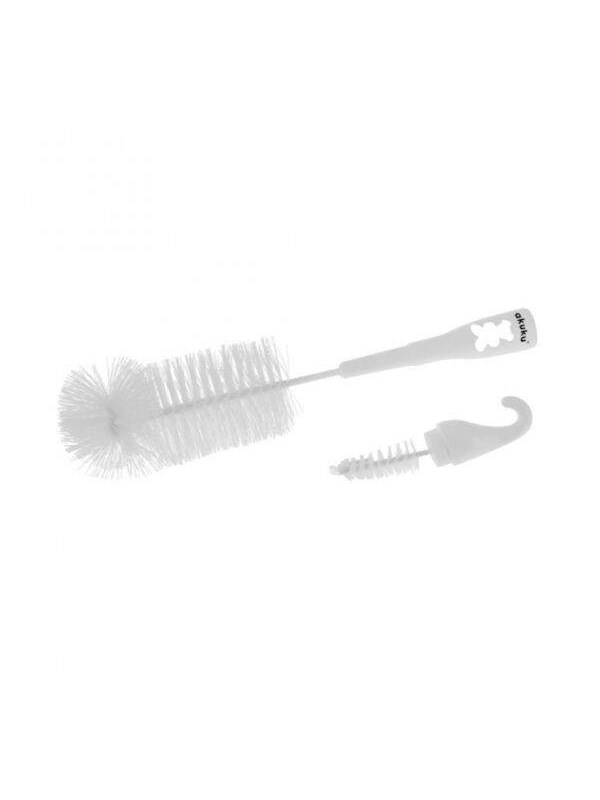 Akuku Bottle cups and nipple brush / WHITE