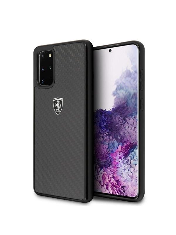 Ferrari Hardcase Samsung Galaxy S20+ Carbon Heritage - Black