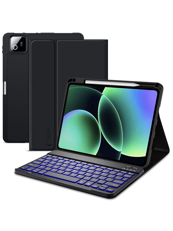 Tech-Protect SC Pen + Keyboard Case for Xiaomi Pad 11.2" 7 / 7 Pro / 8 / 8 Pro - Black (US International)