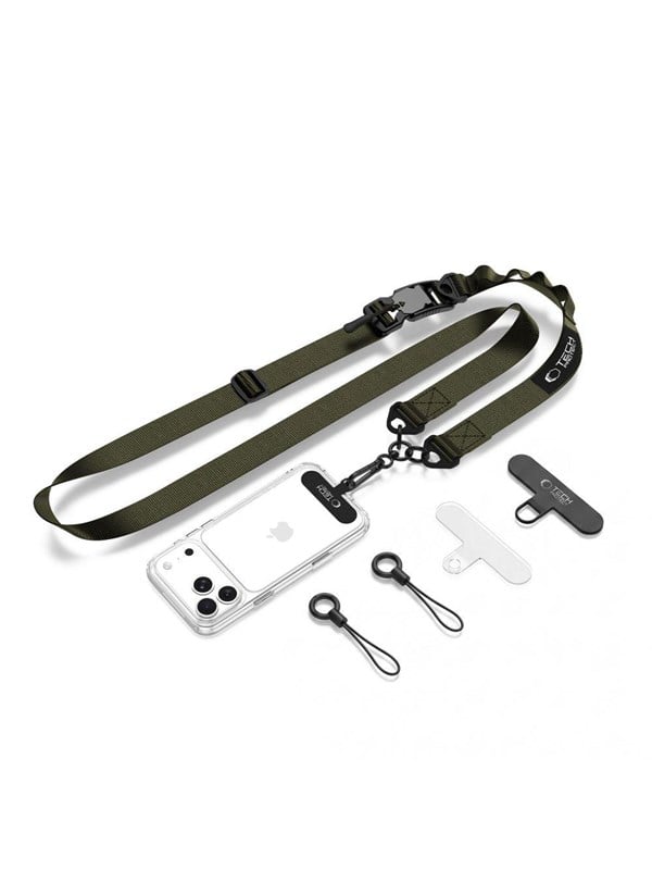 Tech-Protect C9S Rope Crossbody Phone Lanyard - Green