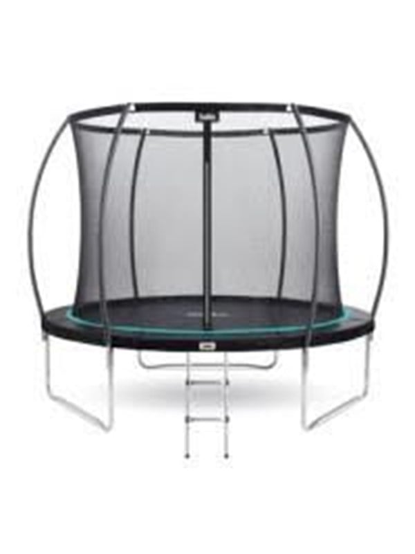 Salta Trampolin Cosmos Ø305 cm, svart inkl. stege och säkerhetsnät