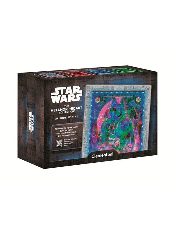 Clementoni Puslespil Star Wars - Ep.IV-V-VI - Metamorphic Art Collection 520 Brikker Golv