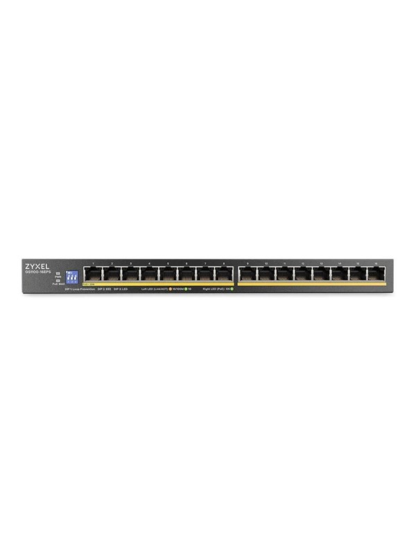 ZyXEL GS1100-16EPS - switch - 16 ports