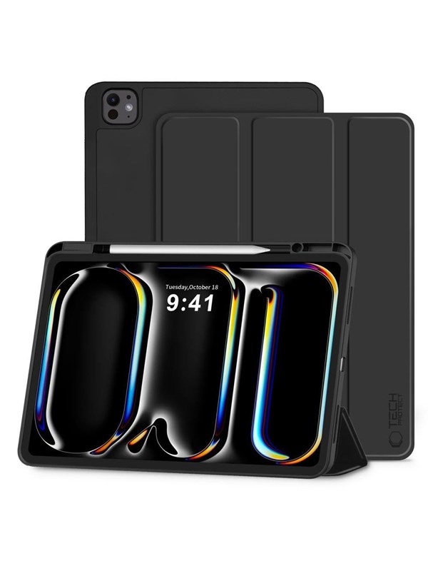 Tech-Protect SC Pen Case for iPad Pro 11" 5/6 2024-2025 - Black